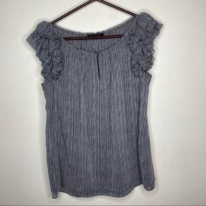 Banana Republic Striped Blouse Sz S